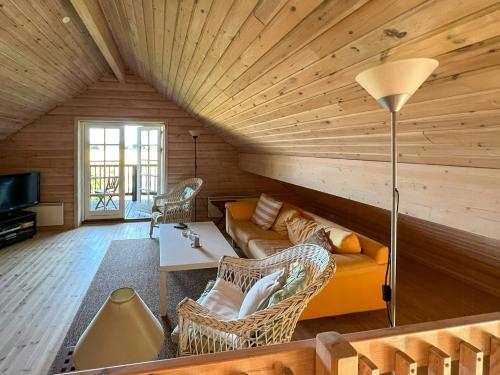 Viesnīcas āriene, Timber Beam House By Kattegat On Djursland in Alsrode