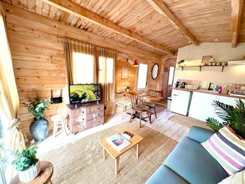 New Charming Scandinavian eco house with garden and jacuzzi in Boerhaavewijk