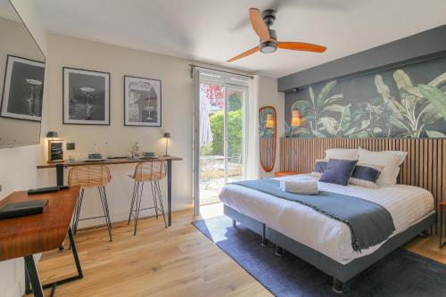 Studio chic piscine, jardin et parking, Lyon 3, Lyon