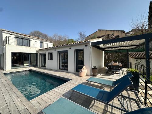 La Désirade - Magnifique villa climatisée avec piscine jardin et parking proche centre ville Aix-en-Provence