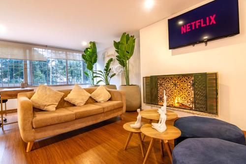 Fascinante apartamento en la zona T de Bogotá