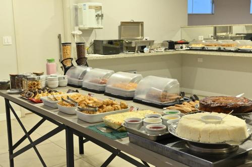 مطبخ, Hotel PrimeInn in Campinas