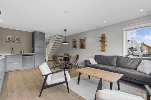 Central and modern terraced house in Bergen – khách sạn tại Arstad