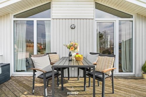 Terraza/balcón, Ferienhaus Lykkehus Grömitz (Ferienhaus Lykkehus Gromitz) in Lenste