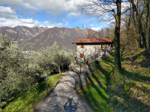 Oasi delle Querce casa nel bosco vista lago e comfort a Monte Isola gîte à louer Carzano