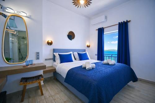 Tweepersoonskamer met 1 of 2 bedden, deluxe, uitzicht op zee