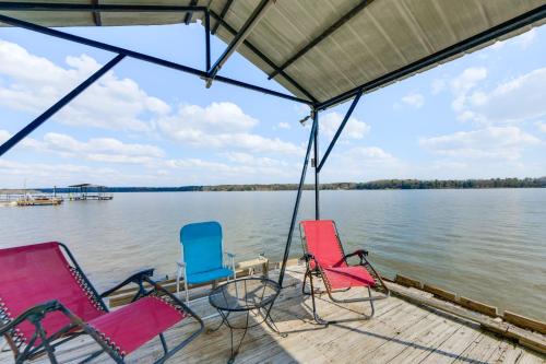 Lakefront w/ Dock, Detached Studio, Fire Pit!