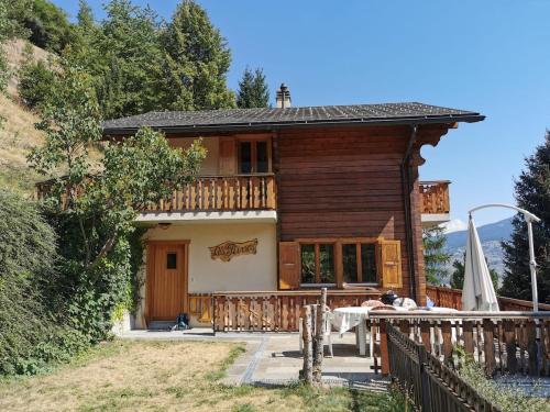 Le balcon de Mâche in Hérémence, Schweiz