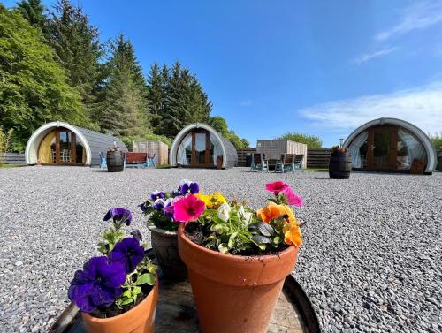 Karstais baseins, Black Isle Pods & Chalet in Knockbain