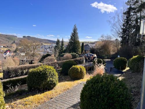 View, Ruhige Ferienwohnung Terrasse Taunusblick Aarbergen in Hohenstein