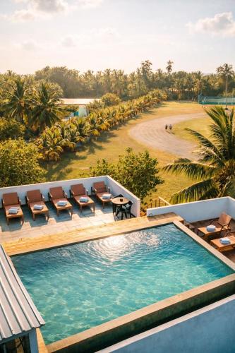 Swimming pool, Cozy Roots Fuvahmulah in Gnaviyani Atoll
