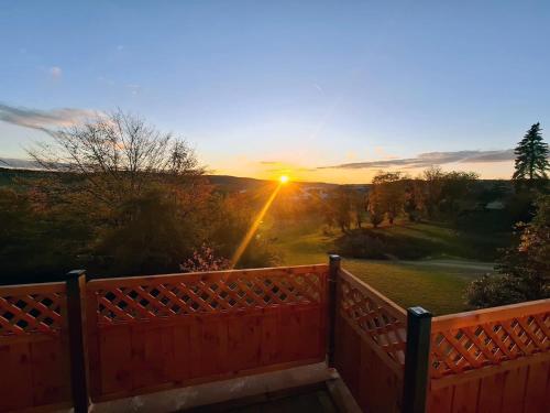景觀, Chalet mit Sauna, Kamin & Fernblick im Steigerwald in 施呂瑟爾費爾德