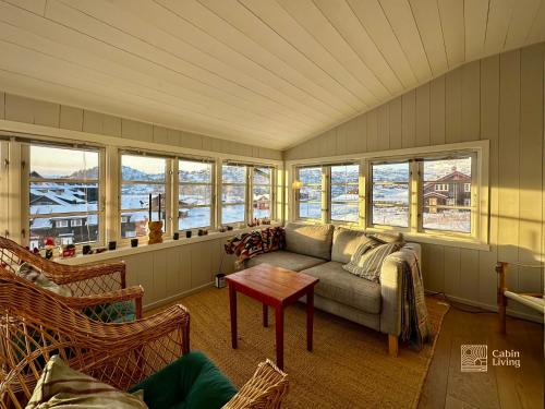 陽台/露台, Classic mountain cabin with sauna in Ustaoset in 於斯塔奧瑟特