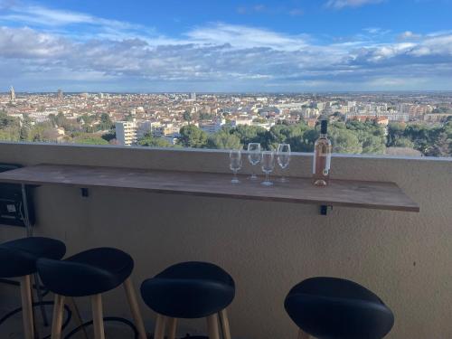 Grand appartement avec vue sepctaculaire in Figuerolles