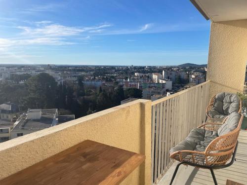 Grand appartement avec vue sepctaculaire in Figuerolles