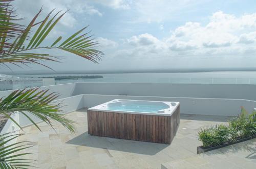 Exterior view, Apartamento familiar 2 Habitaciones, Vista Cienaga Rooftop Piso 17 Cielo Mar Cartagena in Cielo mar