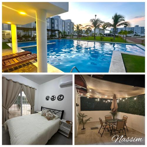 Depa Planta Baja con Alberca y Terraza Privada en Zona Diamante
