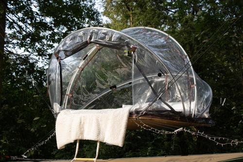 Tiny bubble Tree Tent in private woodland gîte à louer Wormshill