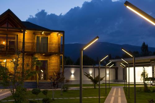 Vista exterior, Wooden villa with superpool and sauna, 30 min from Yerevan in Aragats