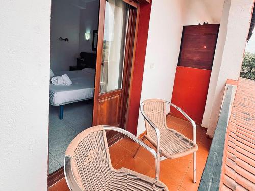 Erkély/terasz, Hotel La Rueda 3000 in Mora de Rubielos