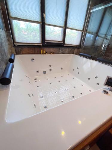 Karstais baseins, Villa Meg with Private Pool, Sauna Jacuzzi in Bartin