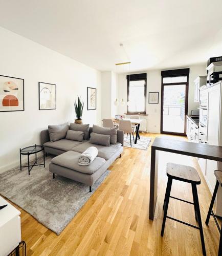 客房, NIRO I Design City Apartment, Dachterrasse, modern, Top Lage, Zentrum, W-LAN, TV in 韋因海姆