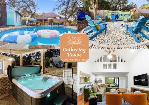 Gathering House- Movie & Game Room Hot Tub & Pool – khách sạn tại Làng Đồi Quê