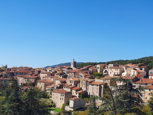 Maison Castely - Authentique demeure provençale avec superbe vue et jardin gîte à louer Mons