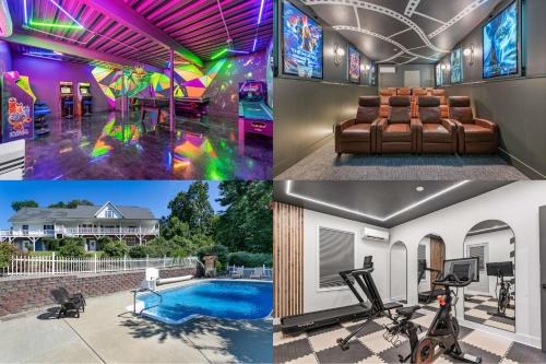 Newly Renovated Luxe Home near Asheville | Pool, Hot Tub, Theater & Games! in Marion (NC)