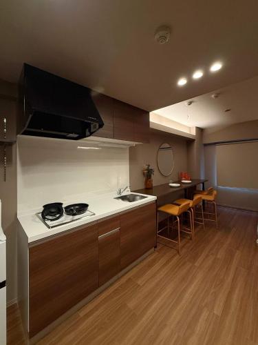 Clio Matoba by b hotel - Classic Studio with Kitchen near Station in Hiroshoma Station
