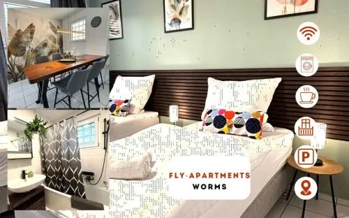 URBAN WORKSTAY WORMS, 3 BR, Parkplatz, WLAN in Worms, Deutschland