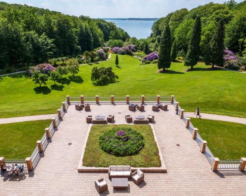 Jardí, Hotel Vejlefjord in Stouby