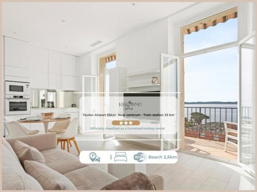 Vue mer 180 degrés à St Maxime - Location saisonnière - Sainte-Maxime