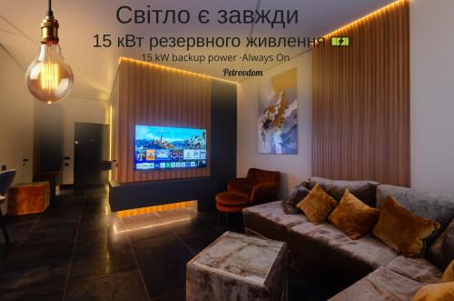 ДДД! 18-196 Manhattan, Beresteiskyi 11, Kyiv, Politekh metro nearby, fantastic city view, 15 kW backup power, Petrovdom Apartment, Kyjev