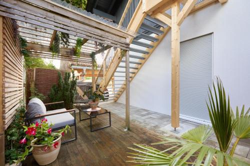 Kert, Ferienwohnung zum Hochgarten in Krun