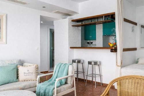 First Line Beach Sea View Terrace 204 by Budha