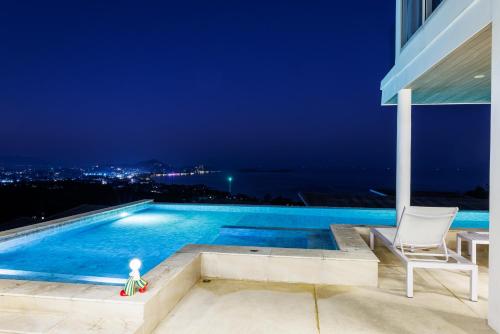 Aurora Diamond Seaview Jacuzzi Pool 3br Villa - Koh Samui