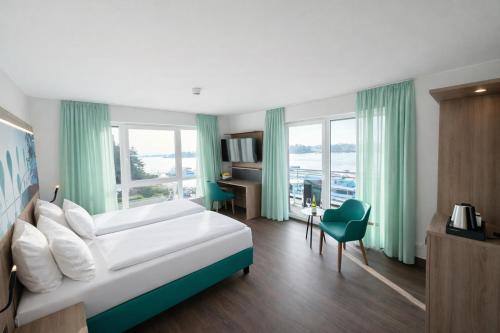 Hotel Garni Rheinpark Rees in Рис