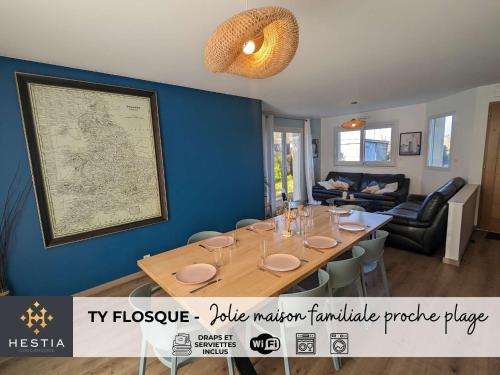 TY FLOSQUE - Jolie maison familiale proche plage gîte à louer Kerlanou