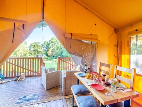 Little North Field Family Safari Tent Glamping near Harrogate 1
