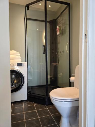 Studio apartment in the city center, beautiful sea view in Лаєрвік