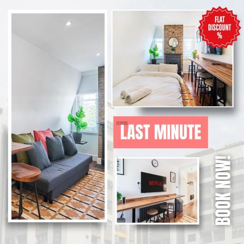 Last-Minute Deals l Flat 8 l Reserve Now l Summer Stay l Sleeps Up to 4 l Business Family Live London Short Lets & Serviced Accommodation, Londyn
