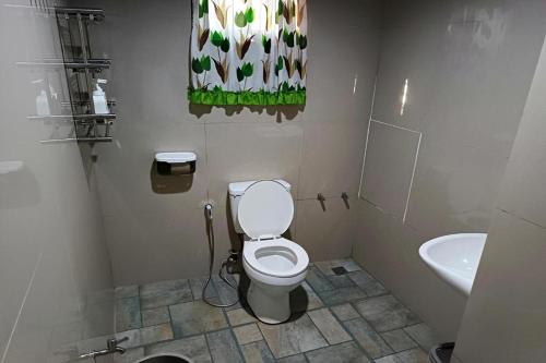 2 double beds, 1 twin bed