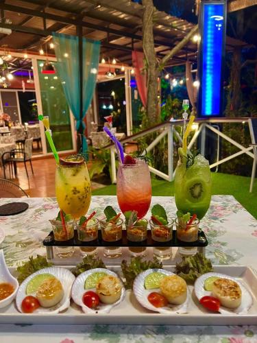 Food and beverages, Nubdao Resort&Restaurant in Mabprachan Reservoir