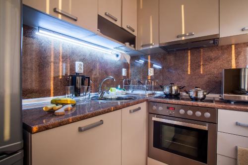 Konyha, Panorama Top Floor Rooms in Hotel Tundzha in Yambol