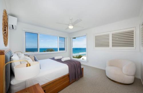 Ziggy's Beach House - Ocean views, Jacuzzi, Sauna! – khách sạn tại Woolgoolga