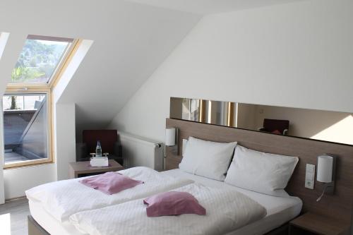 Comfort Double Room with roof terrace and rhine view