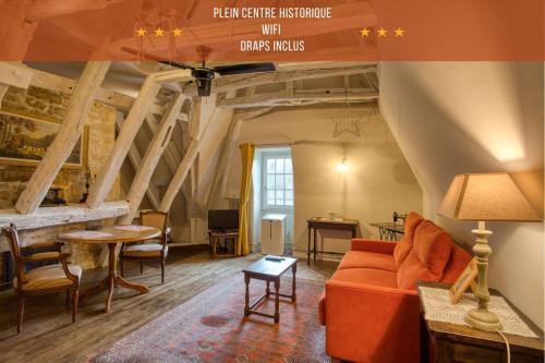2 pièces, centre historique, "Loft Montaigne"
