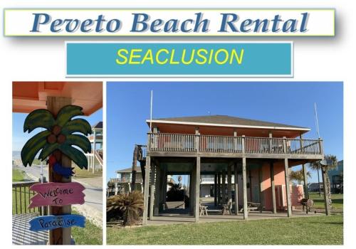 Seaclusion-Beachfront unobstructed wide view- Crystal Beach - Bolivar Peninsula