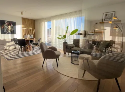 "SONNENGRÜN" - Premium Apartments Seekirchen, Balkon in Seekirchen am Wallersee, Österreich
